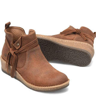 Born - Bota feminina de couro camurça envelhecida Vaughn