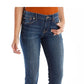 Calça jeans feminina Lucky Brand Sweet Straight Leg Azul Tamanho 30X32