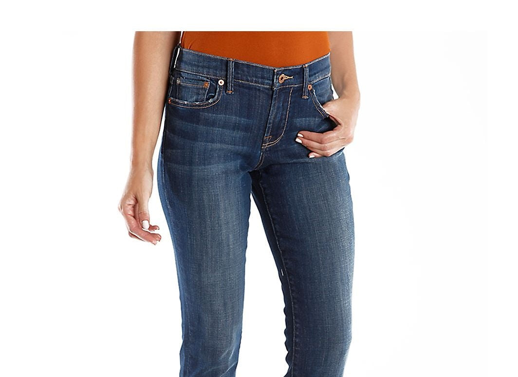 Calça jeans feminina Lucky Brand Sweet Straight Leg Azul Tamanho 30X32