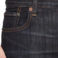 Calça Jeans Masculina Lucky Brand 221 Original Straight Fit Stretch Azul Tamanho 36x30