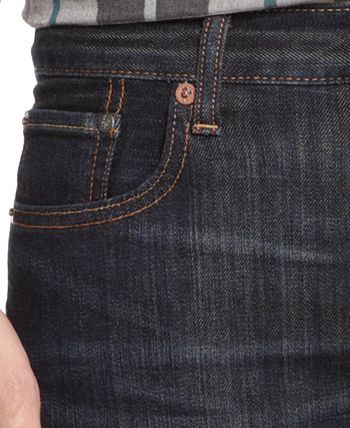 Calça Jeans Masculina Lucky Brand 221 Original Straight Fit Stretch Azul Tamanho 36x30