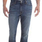 Calça jeans masculina Lucky Brand 181 Relaxed Straight Fit Stretch Azul Tamanho 34X32