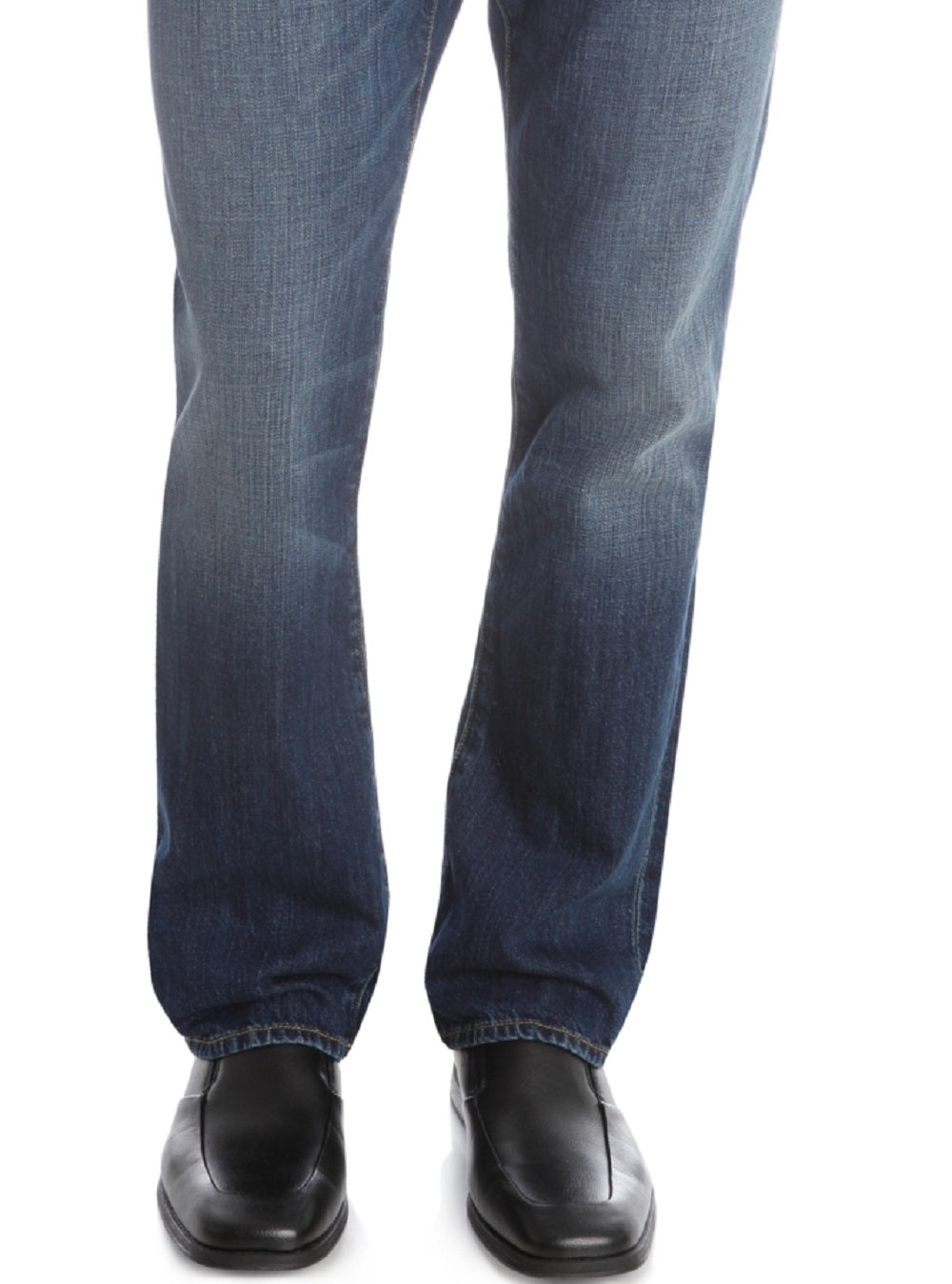 Calça jeans masculina Lucky Brand 181 Relaxed Straight Fit Stretch Azul Tamanho 34X32