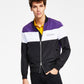 Jaqueta bomber masculina A|X Armani Exchange Colorblock preta tamanho grande