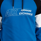 Moletom masculino AX Armani Exchange Colorblock azul tamanho 2XL