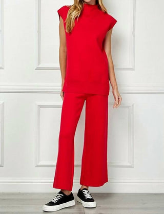 Amongst Others - Match Made Cropped Wide Sweater Pant