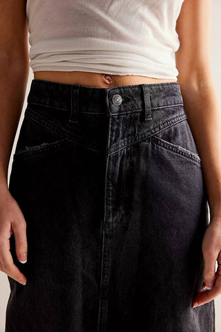 Free People - Saia longa jeans Come As You Are