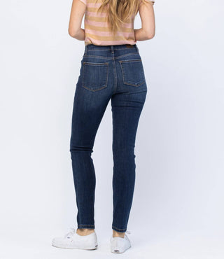 Judy Blue - Calça jeans Carrie de cintura alta e caimento relaxado
