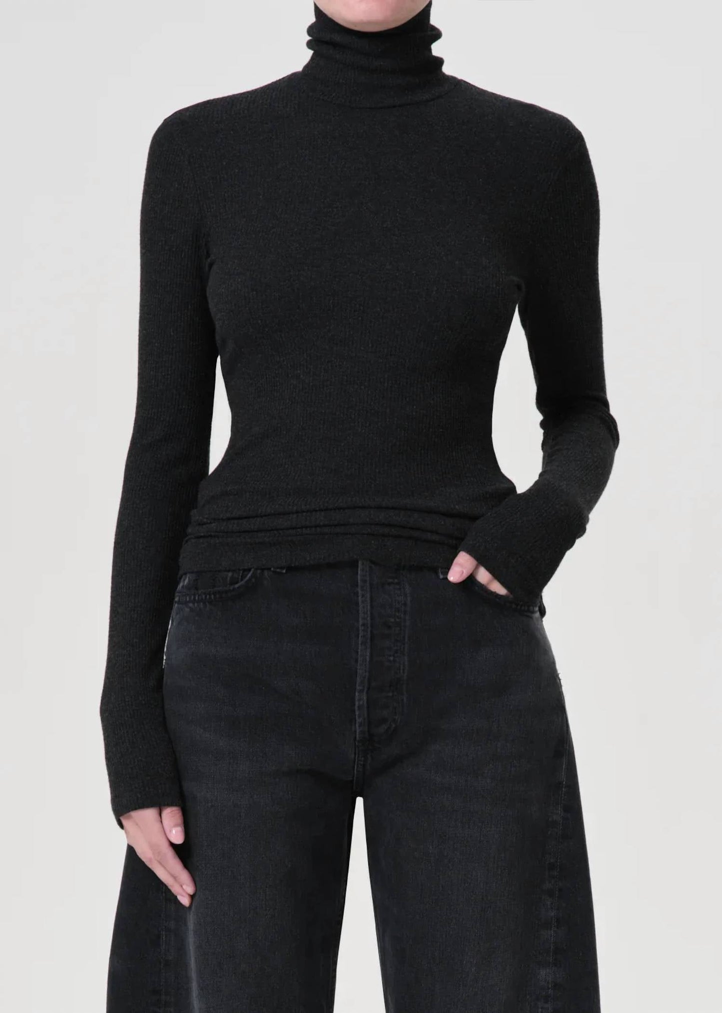 Agolde - Women's Pascale Turtleneck Sweater