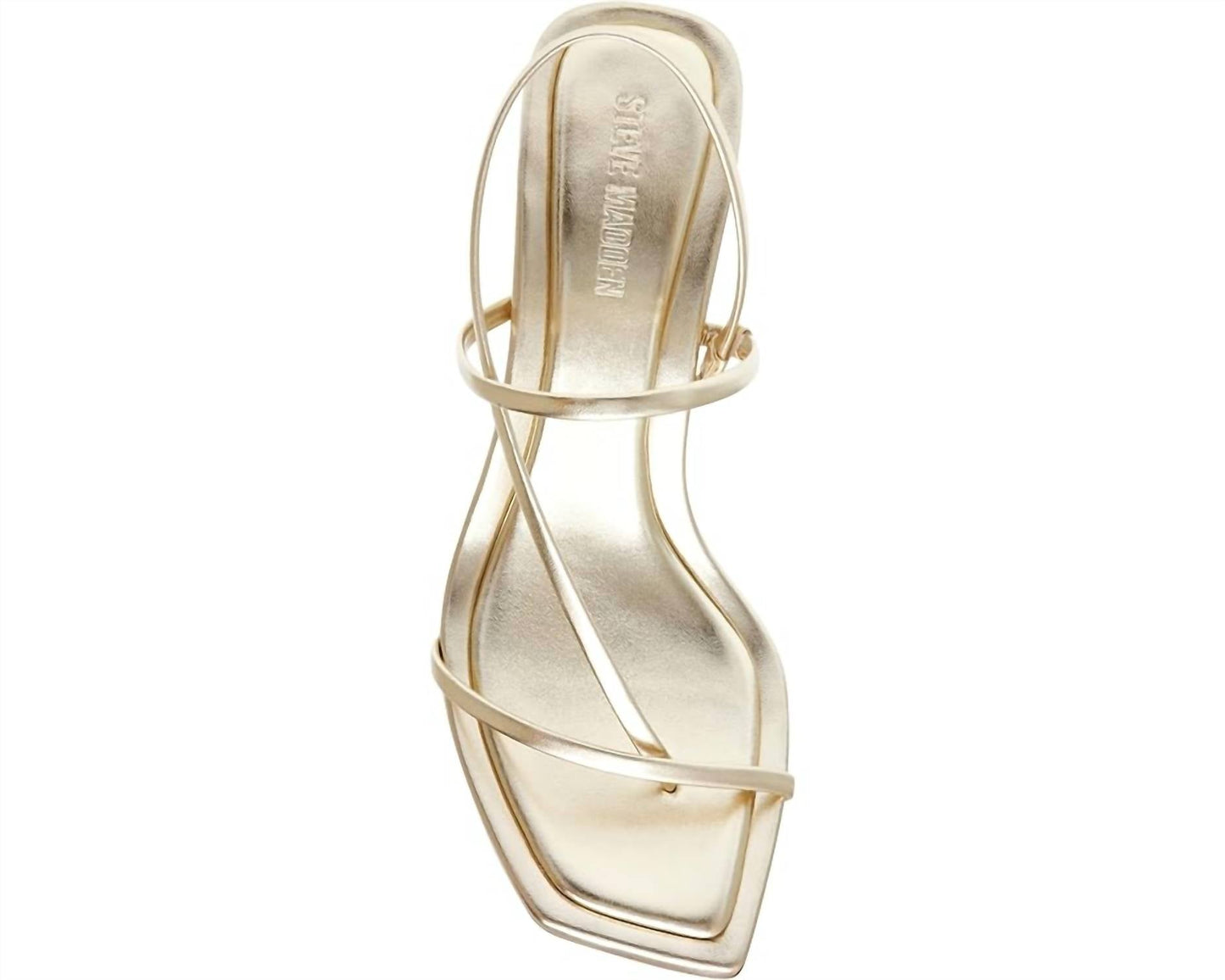 Steve Madden - Women's Locke Leather Strappy Y2k Mid Heels Sandals