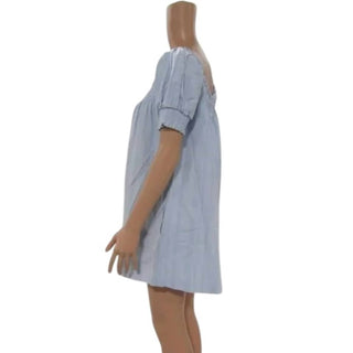 Free People - Vestido Moana Mini com Mangas Bufantes