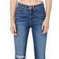 Calça Jeans Skinny Ashley High Rise Feminina Jaen Azul Tamanho 28