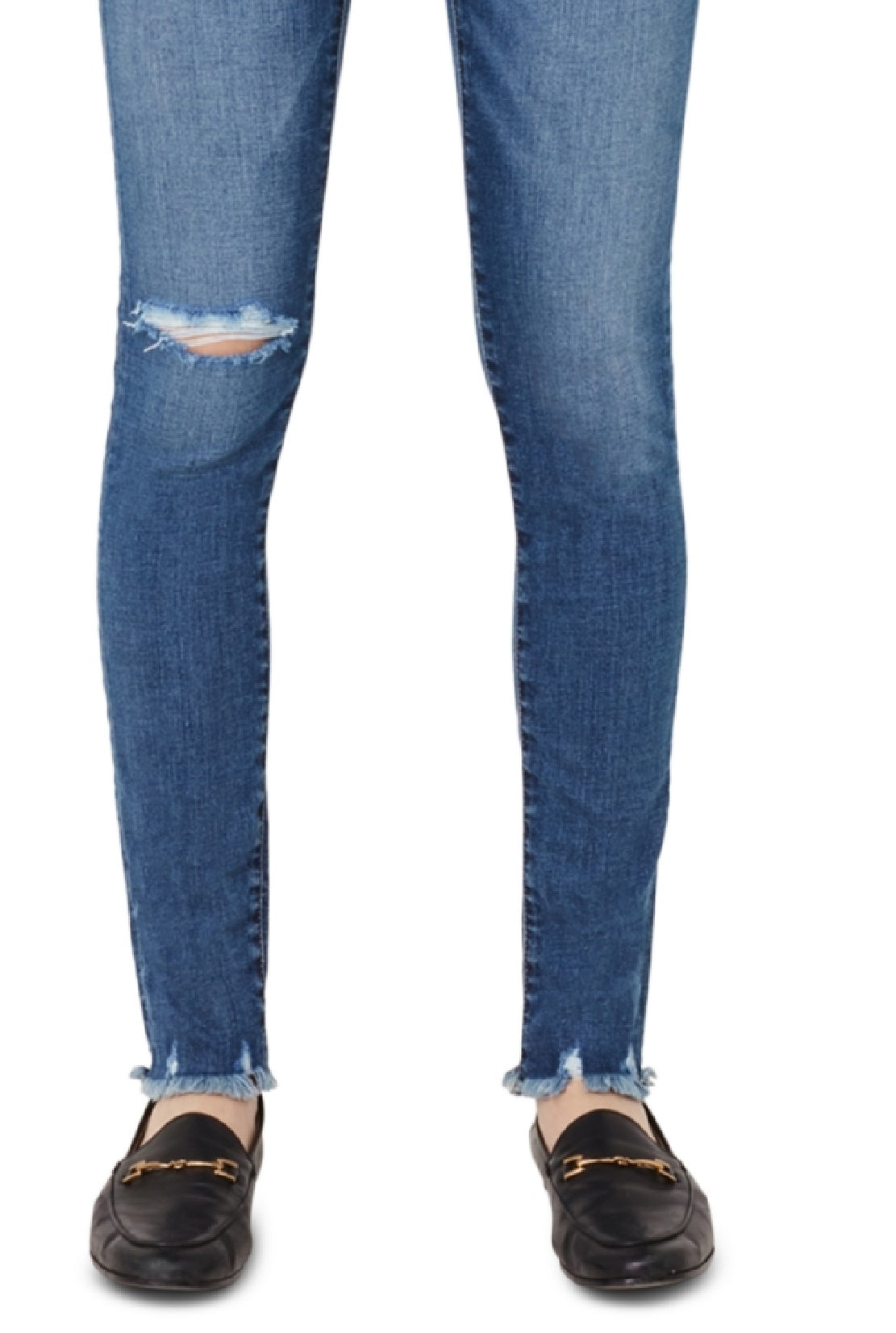 Calça Jeans Skinny Ashley High Rise Feminina Jaen Azul Tamanho 28
