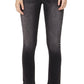 Calça jeans cropped Halee reta feminina Jaen cinza tamanho 32