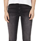 Calça jeans cropped Halee reta feminina Jaen cinza tamanho 32
