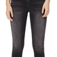 Calça jeans cropped Halee reta feminina Jaen cinza tamanho 32
