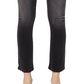 Calça jeans cropped Halee reta feminina Jaen cinza tamanho 32