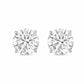 Diana M Jewels - 4.00 Cts Round Lab Diamond Stud Earrings