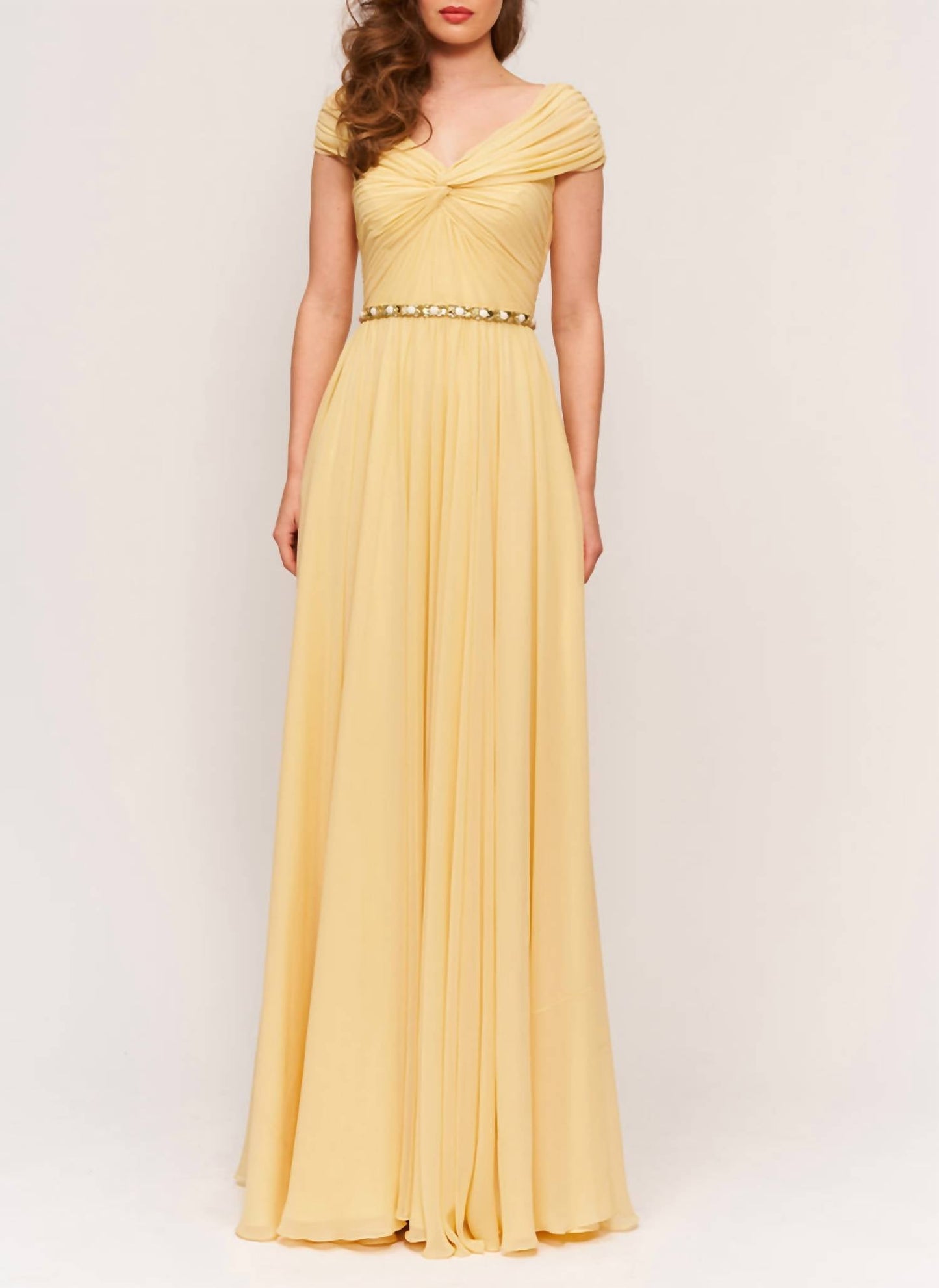Jenny Packham - Grace Silk Chiffon Gown