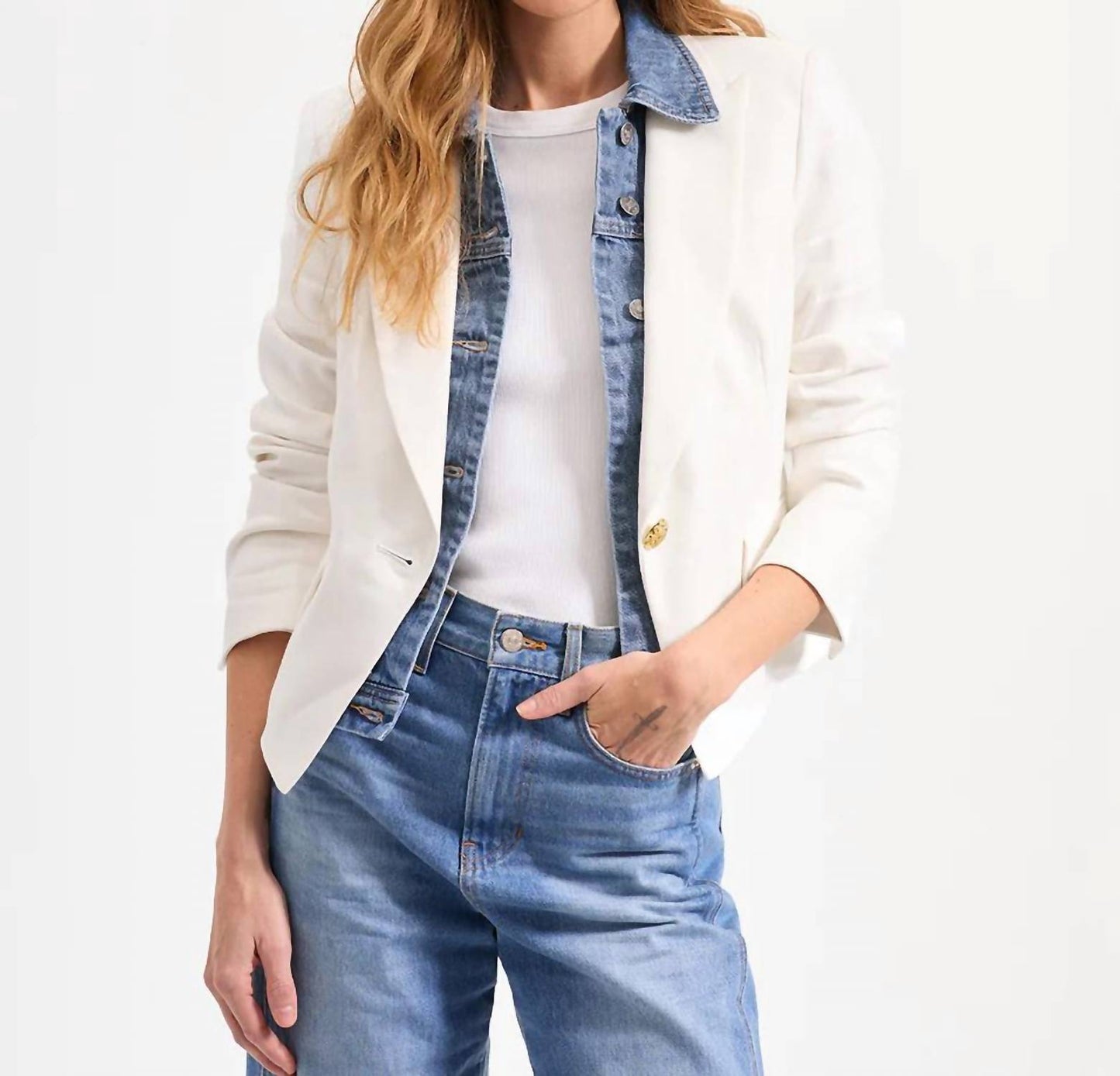 Veronica Beard - Women's Hosanna Linen Dickey Jacket