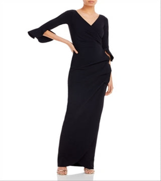 Chiara Boni La Petite Robe Women's Zalfa Column Gown Black Size 12