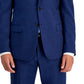 A|X Armani Exchange Terno Masculino Slim Fit de Lã Jaqueta Separada Azul