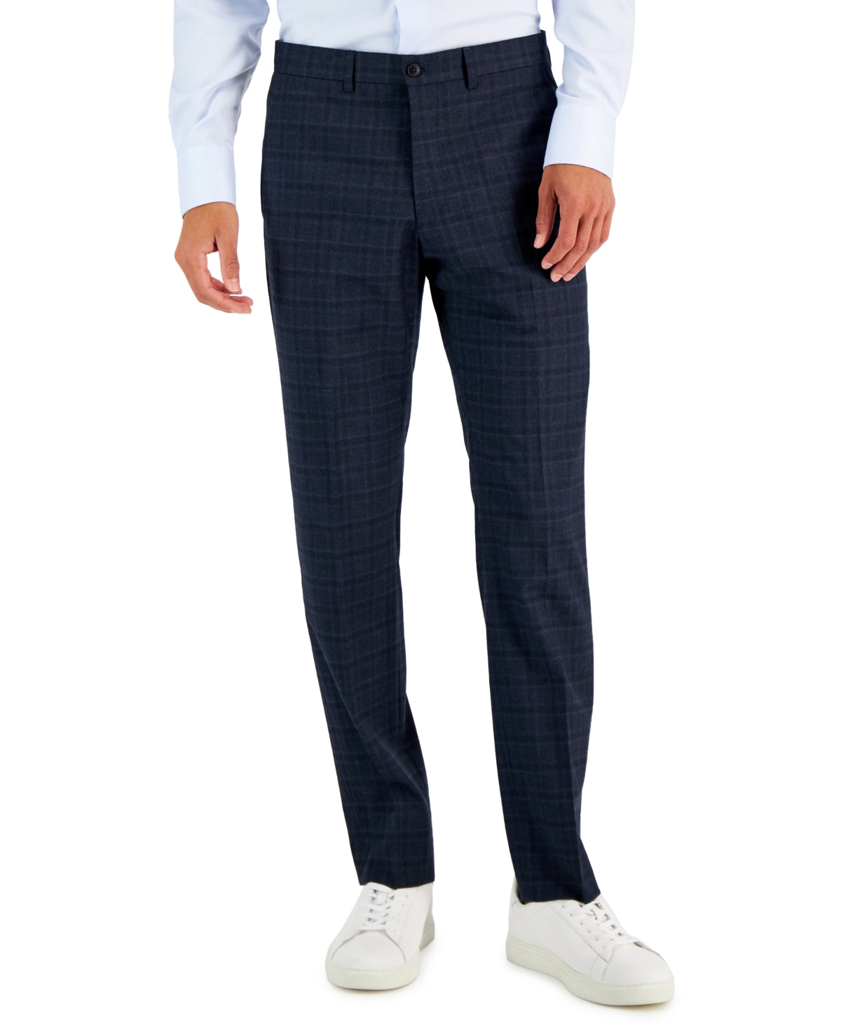 A|X Armani Exchange Terno Masculino de Lã Calça Separada Azul Tamanho 30X30