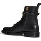 Valentino Garavani Rockstud Combat Boot Feminino Preto Tamanho 7