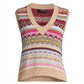 Colete de malha Esperia Max Mara feminino Weekend, rosa, tamanho médio