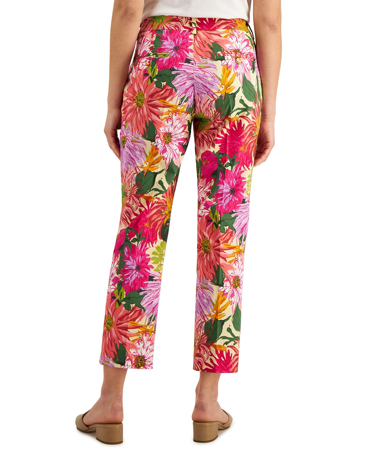 Calça Weekend Max Mara Feminina com Estampa Floral Rosa Tamanho 2