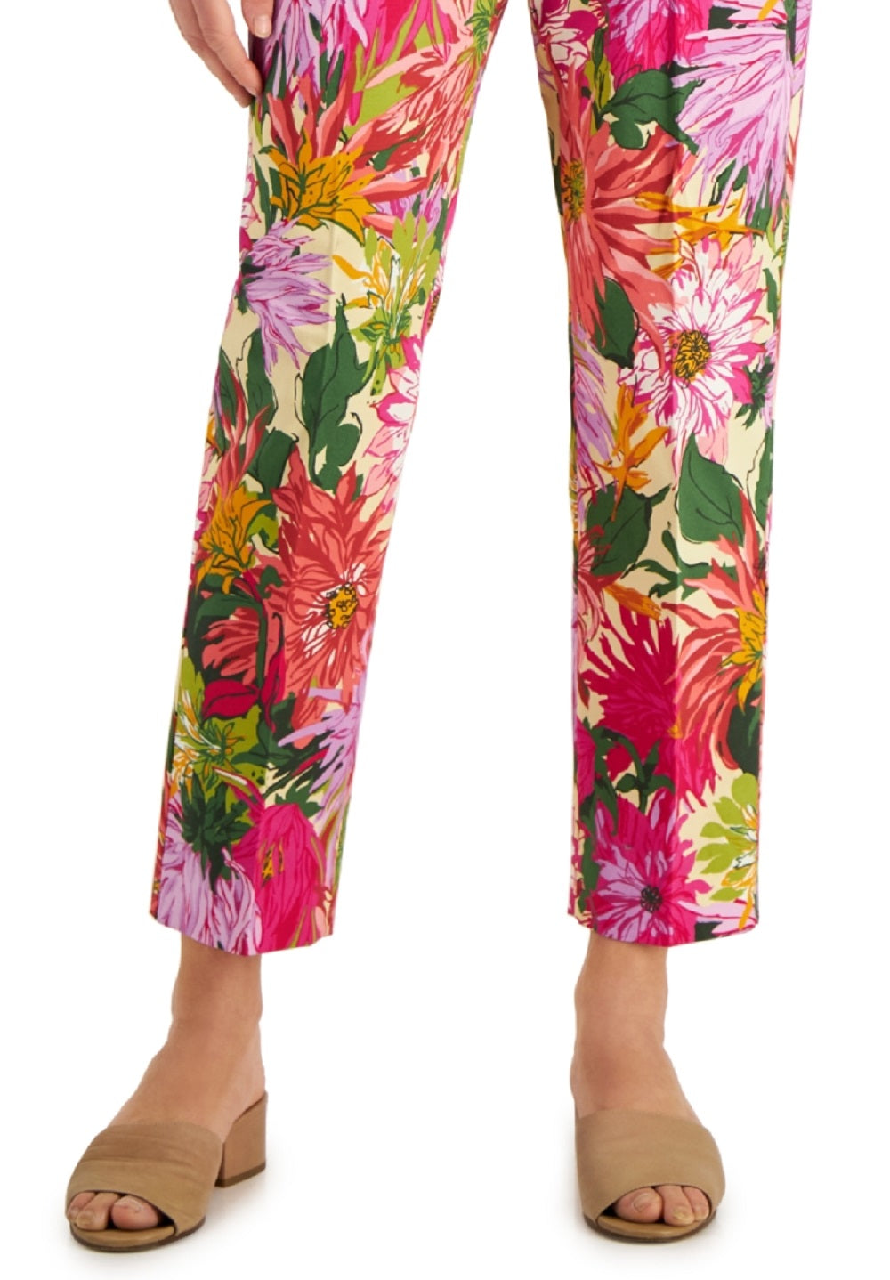 Calça Weekend Max Mara Feminina com Estampa Floral Rosa Tamanho 2