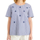 Blusa Zufolo Listrada Weekend Max Mara Feminina Azul Tamanho P