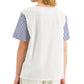 Blusa Zufolo Listrada Weekend Max Mara Feminina Azul Tamanho P