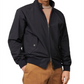 Jaqueta Bomber Harrington Masculina Baracuta Azul Tamanho 36