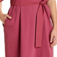 Vestido camiseta com cinto Weekend Max Mara feminino rosa tamanho grande