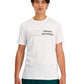 Camiseta masculina A|X Armani Exchange Classic Logo, branca, tamanho pequeno