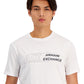 Camiseta masculina A|X Armani Exchange Classic Logo, branca, tamanho pequeno