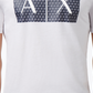 Camiseta Masculina AX Armani Exchange Foundation Triangulation Branca Tamanho M