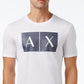 Camiseta Masculina A|X Armani Exchange Foundation Triangulation Branca Tamanho X-G
