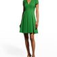 Minivestido Emporio Armani Emma com decote em V, verde, tamanho 2