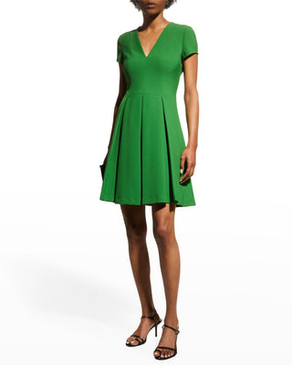 Minivestido Emporio Armani Emma com decote em V, verde, tamanho 2