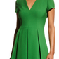 Minivestido Emporio Armani Emma com decote em V, verde, tamanho 2