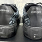 Tênis Versace La Greca Masculino com Cadarço Preto/Cinza Tamanho 14