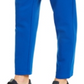 Calça de moletom masculina AX Armani Exchange com ajuste reto e pregas e estampa de logotipo, azul, tamanho médio