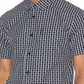 Camisa masculina Star Grid AX Armani Exchange preta tamanho pequeno
