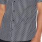 Camisa masculina Star Grid AX Armani Exchange preta tamanho pequeno