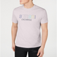Camiseta masculina com estampa de logotipo A|X Armani Exchange rosa tamanho grande