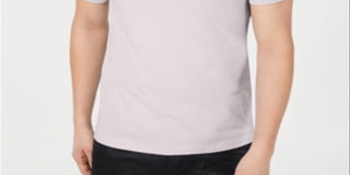 Camiseta masculina com estampa de logotipo A|X Armani Exchange rosa tamanho grande