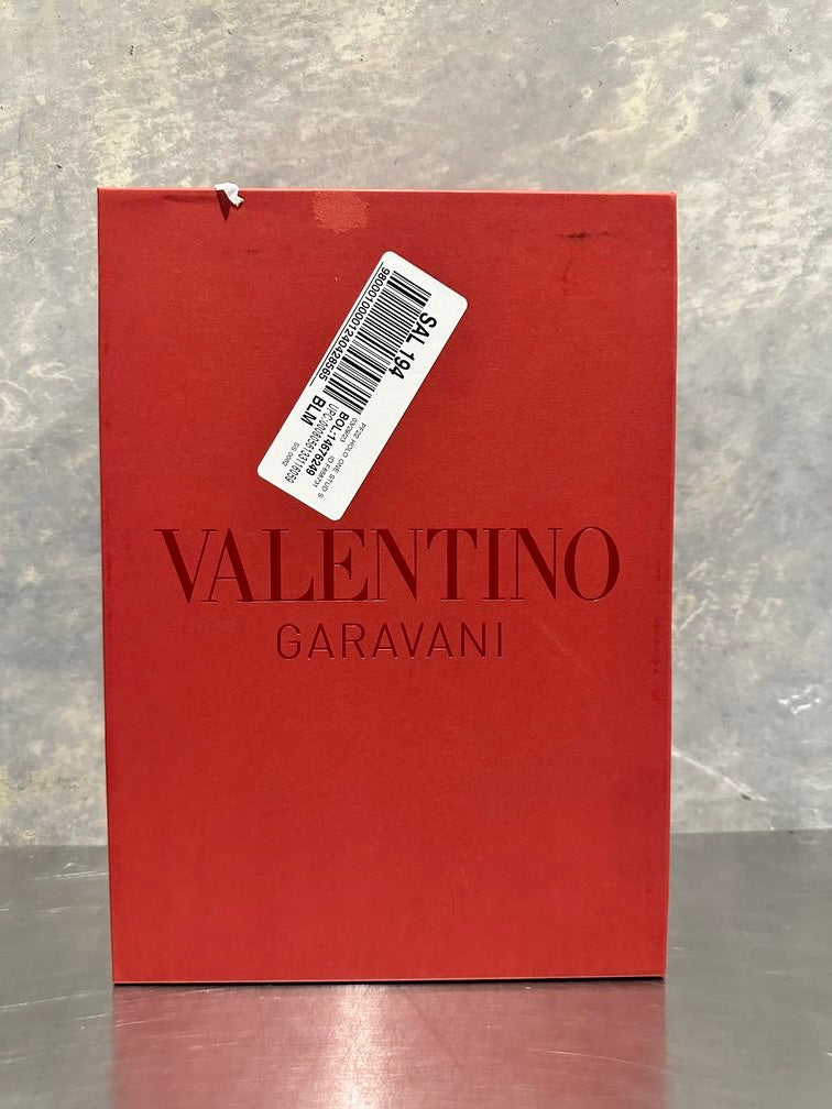 Tênis Valentino Garavani One Stud Holográfico Feminino em Branco Iridescente Tamanho 7