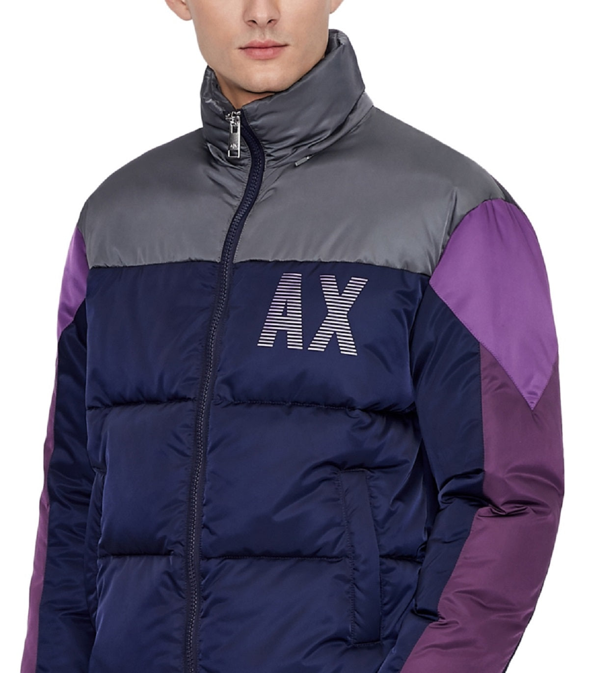 a-x-armani-exchange-mens-bold-colorblock-logo-jacket-purple-size-small